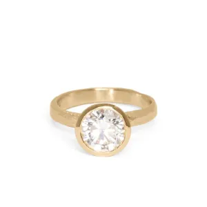 18K Atlantic 2.04CT Brilliant Round Lab Diamond Ring
