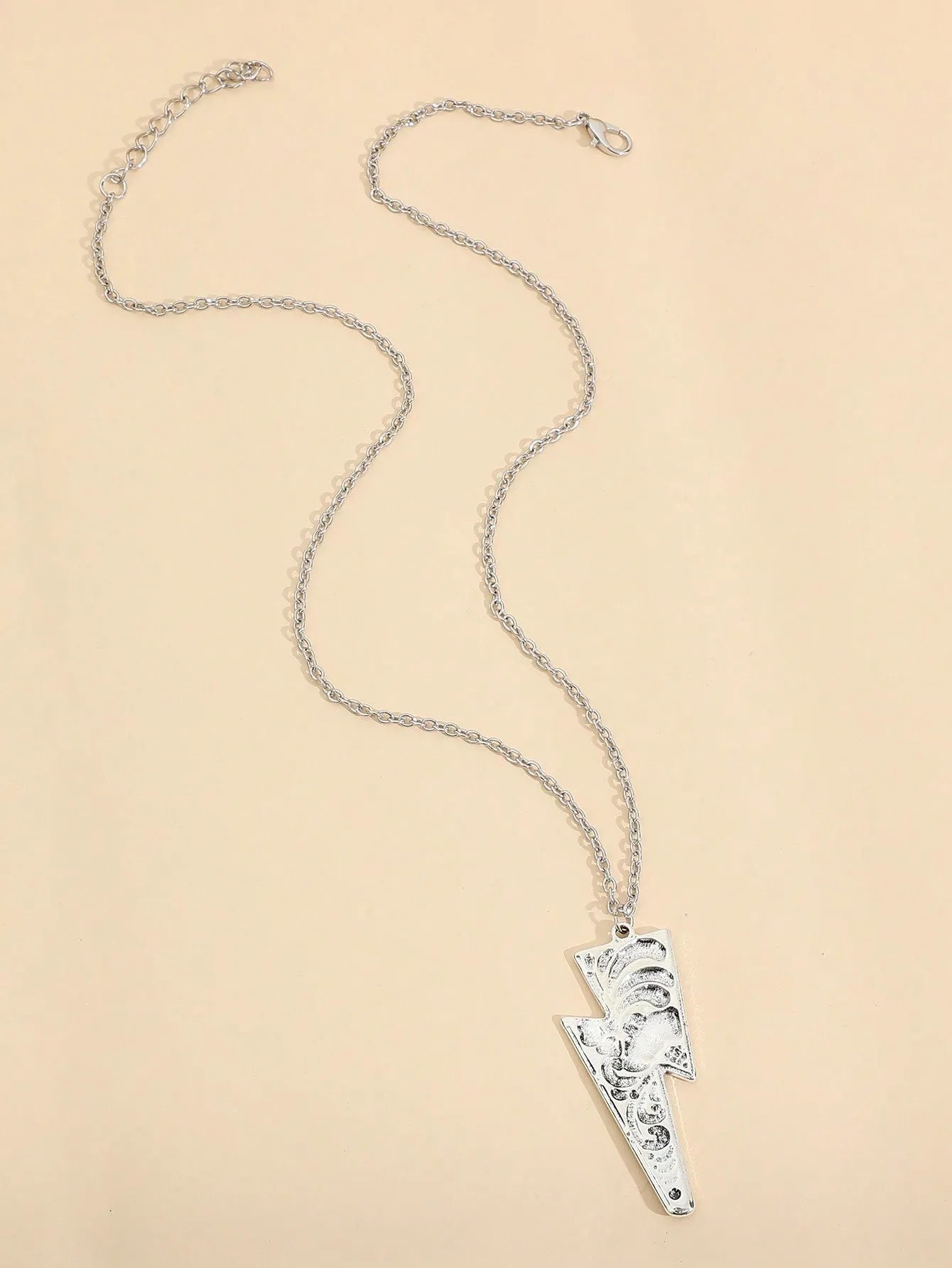 1pc Vintage Lightning Bolt Necklace Bohemian Jewelry Vintage Style