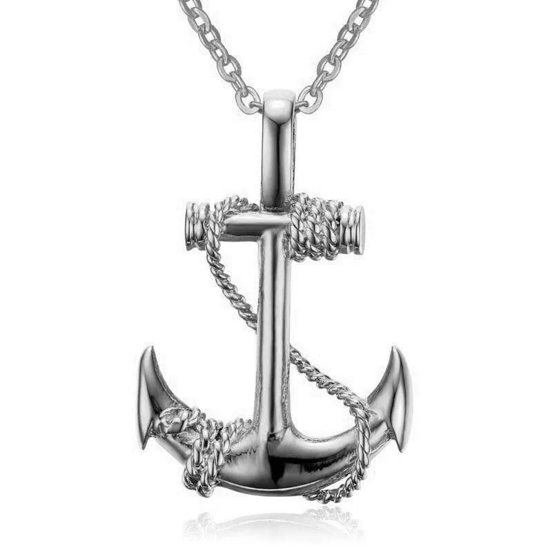 2023 Fashion New Black Rectangle Pendant Necklace for Men