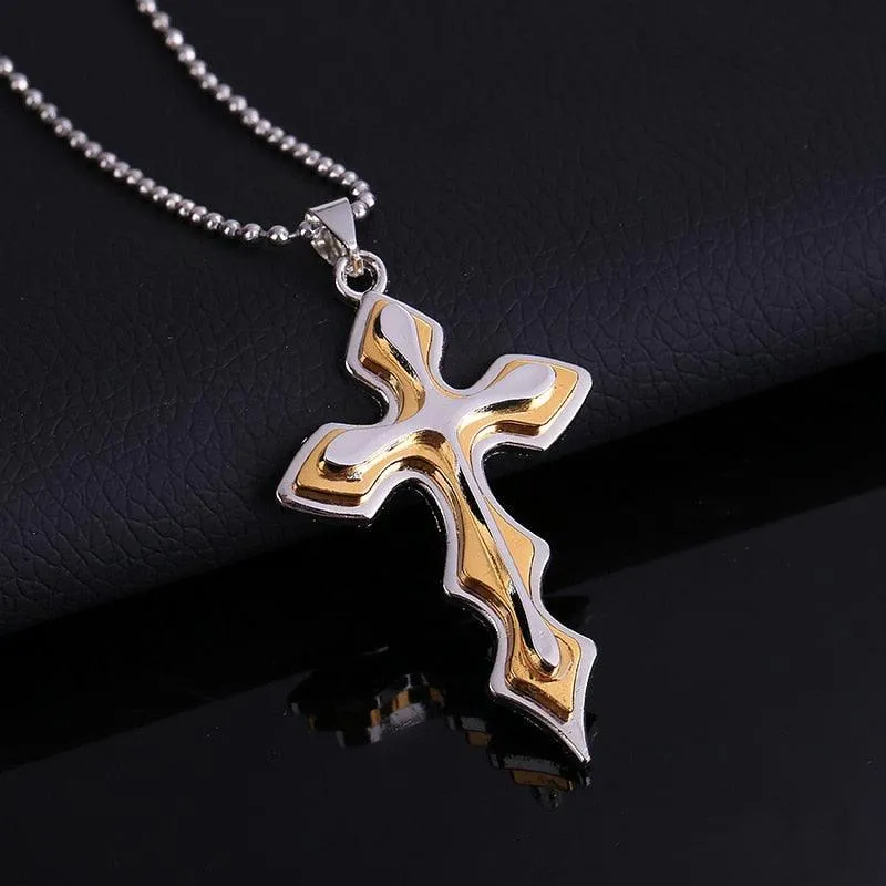 2023 Fashion New Black Rectangle Pendant Necklace for Men