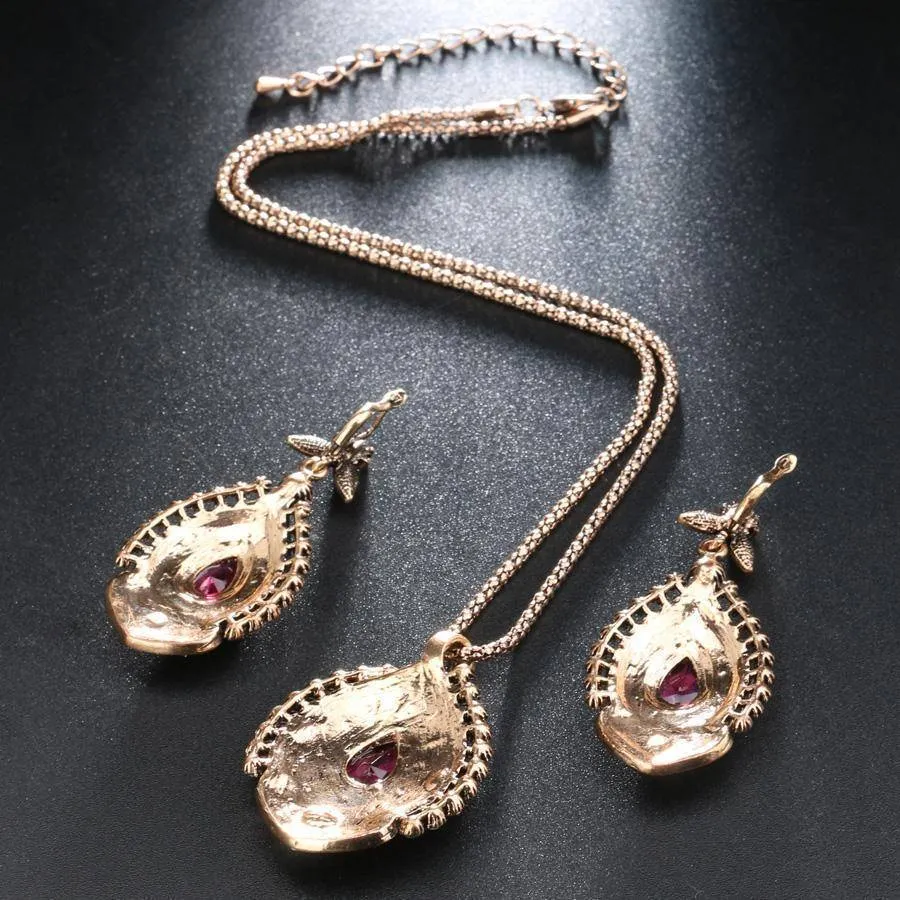 3Pcs Turkish Vintage Antique Jewelry Set