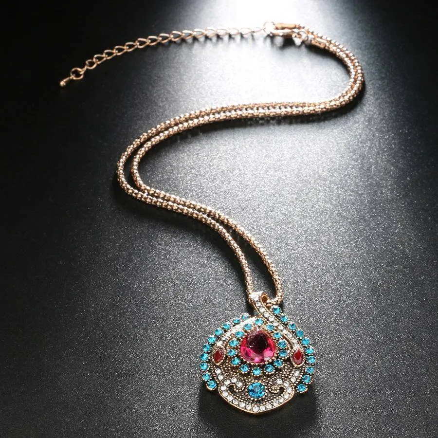 3Pcs Turkish Vintage Antique Jewelry Set