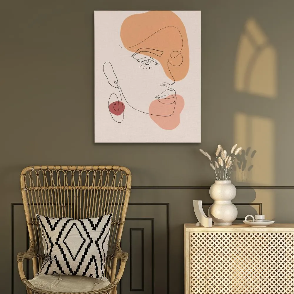 Abstract Female Face