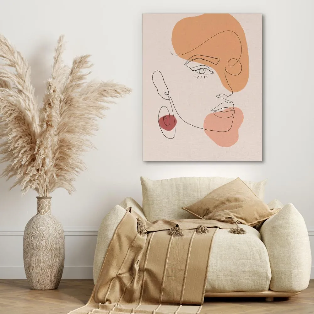 Abstract Female Face