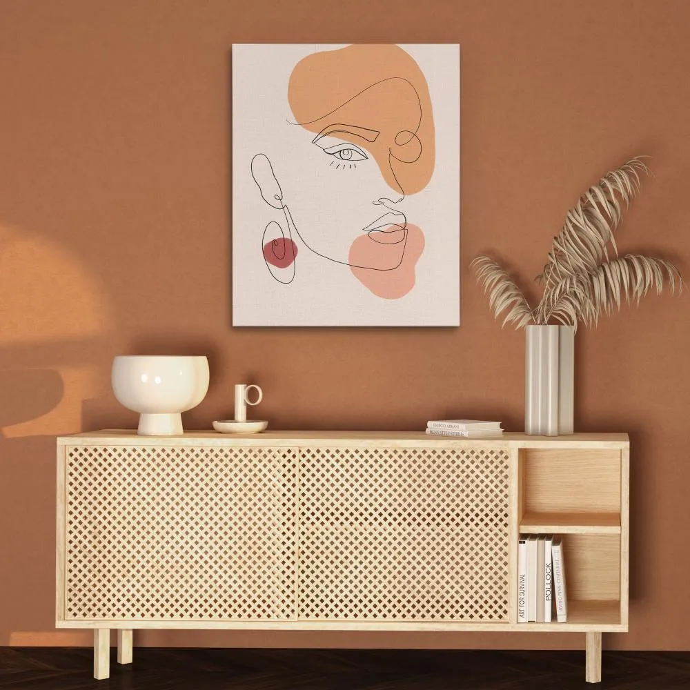 Abstract Female Face