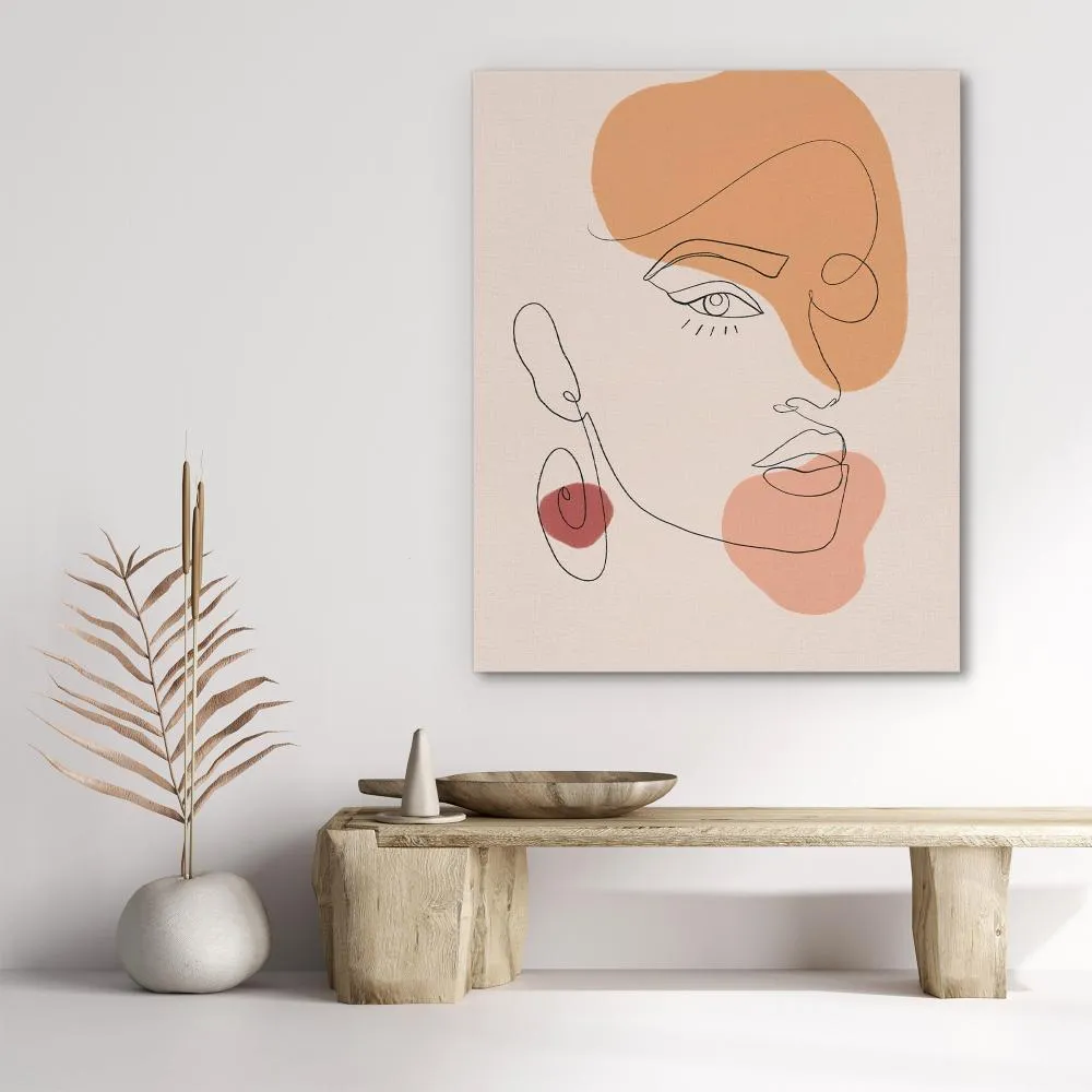 Abstract Female Face