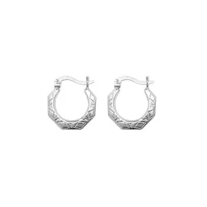 Acotis Silver Creole Earrings G5871