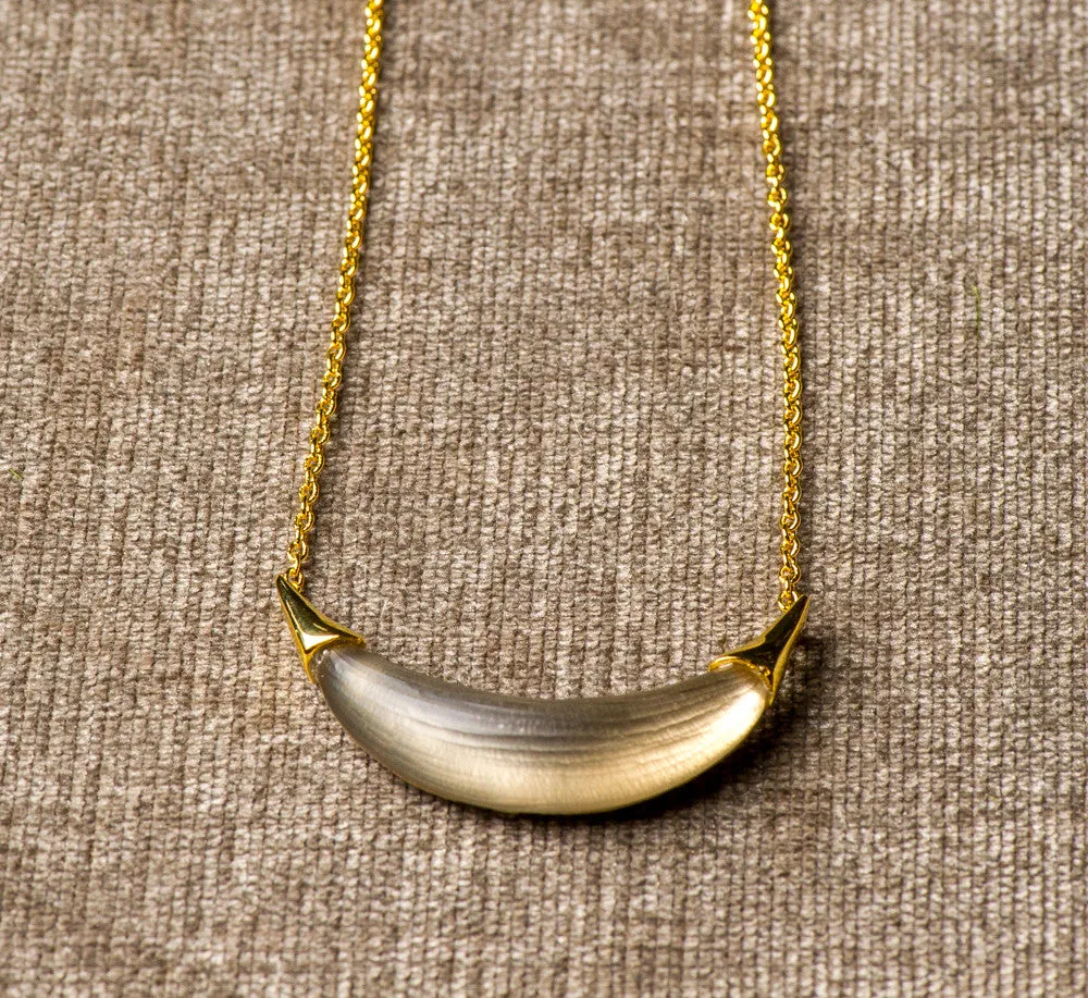 Alexis Bittar Crescent Necklace