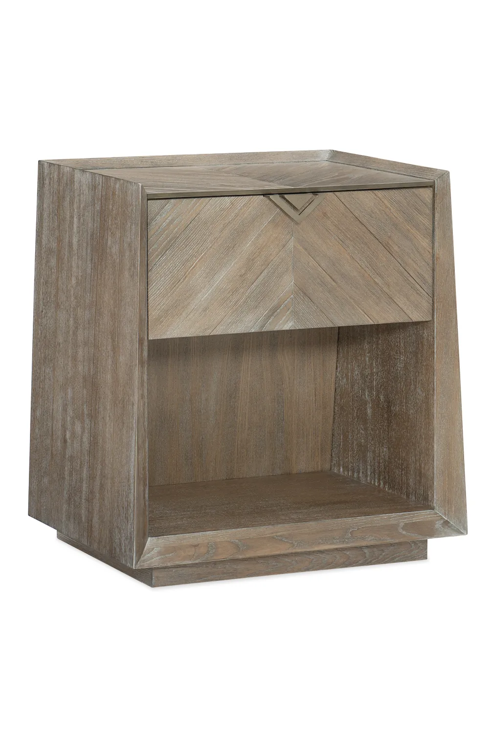 Ash Driftwood Rustic Nightstand | Caracole Earthly Delight