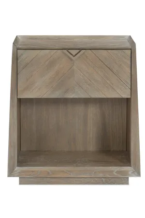 Ash Driftwood Rustic Nightstand | Caracole Earthly Delight