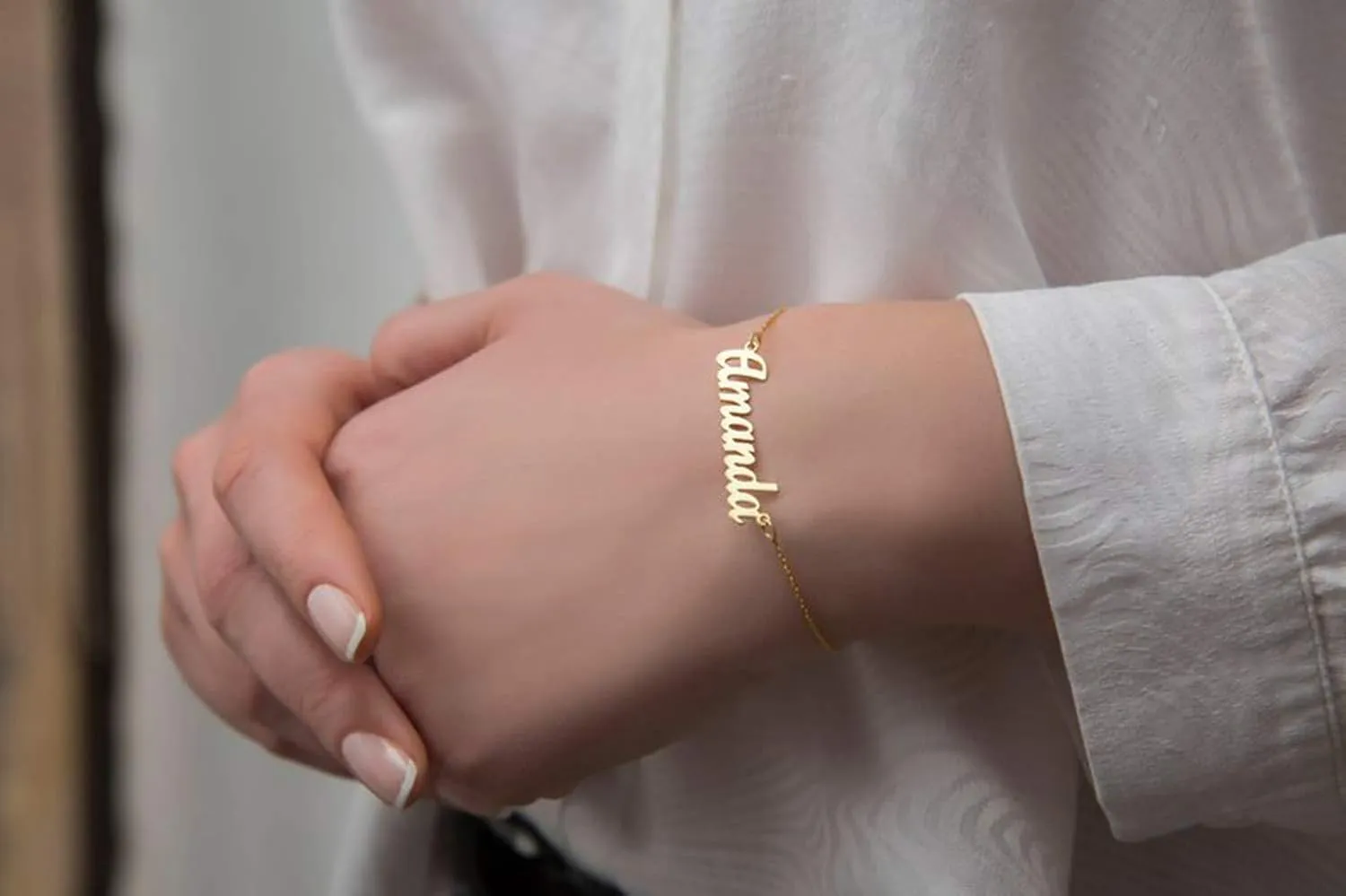 Bauma Personalized Name Bracelet or Anklet - Custom Made with Any Names for Women - Mother's Day