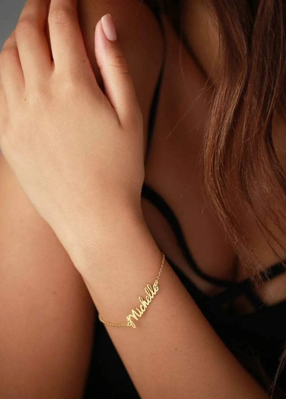Bauma Personalized Name Bracelet or Anklet - Custom Made with Any Names for Women - Mother's Day