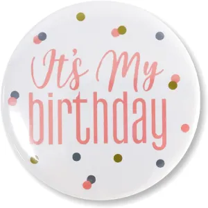 Birthday Buttony Badge Pins