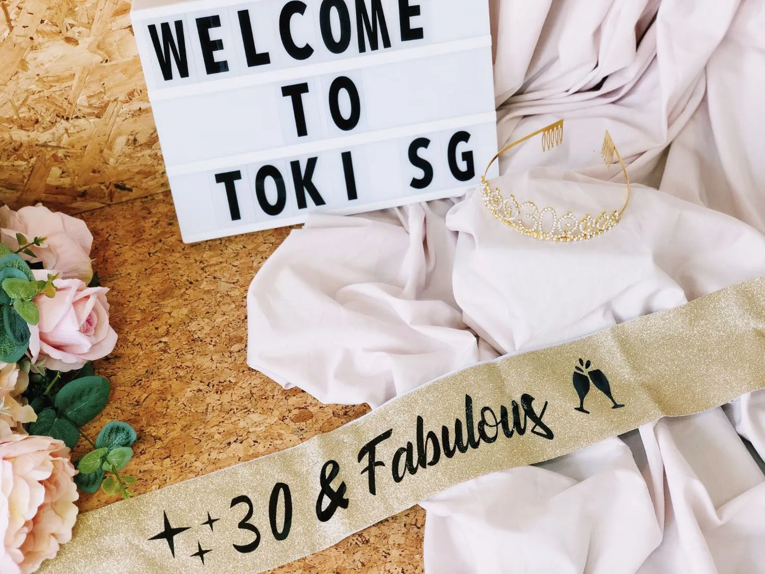 Birthday Tiara & Sash - 30 & Fabulous
