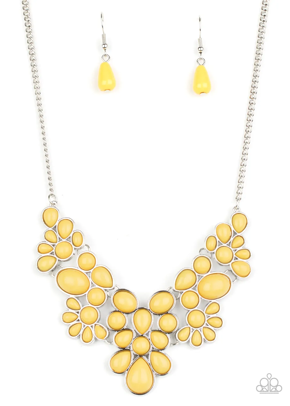 Bohemian Banquet - Yellow Necklace - Paparazzi Accessories