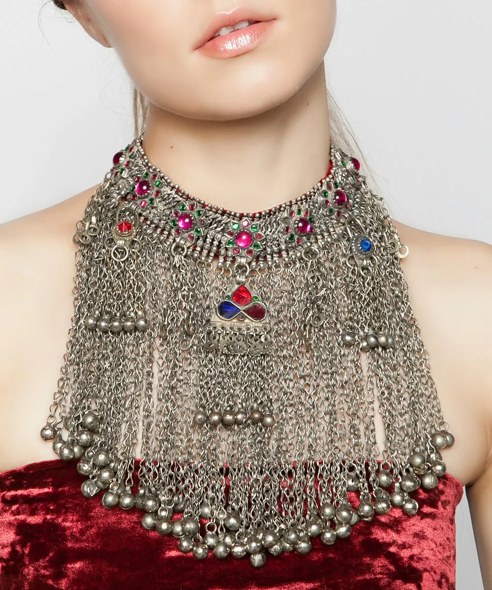 BOHEMIAN QUEEN LONG CHOKER NECKLACE