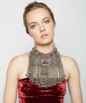 BOHEMIAN QUEEN LONG CHOKER NECKLACE