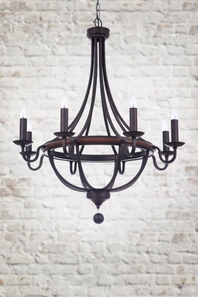 Breckenridge Wood Chandelier