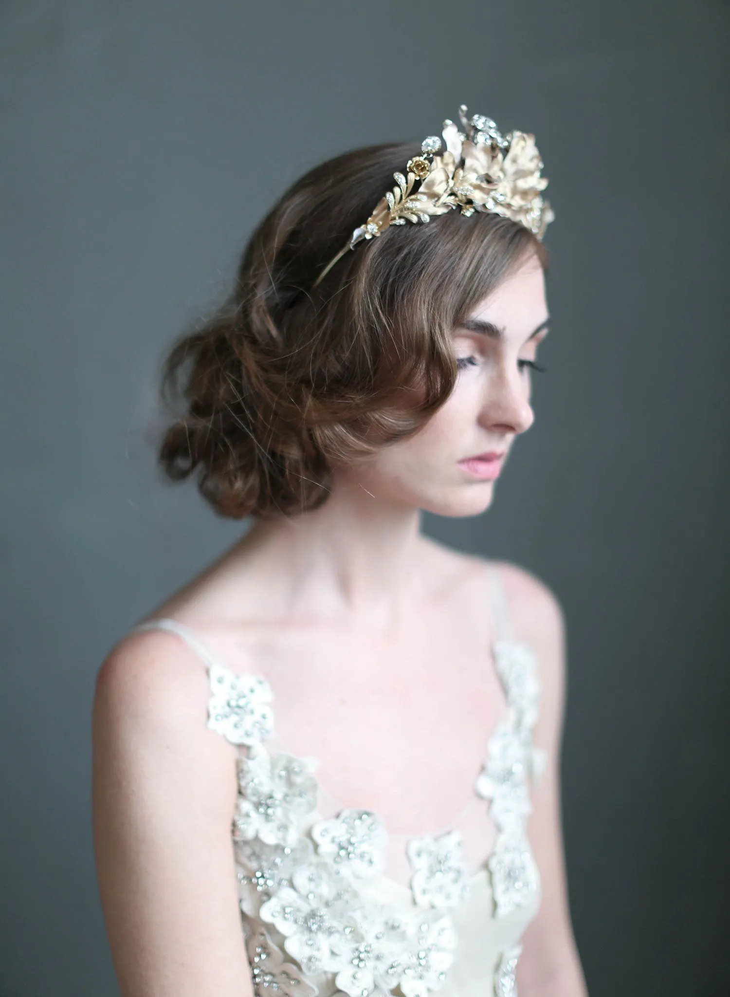 Burnished soft regal crown - Style #723