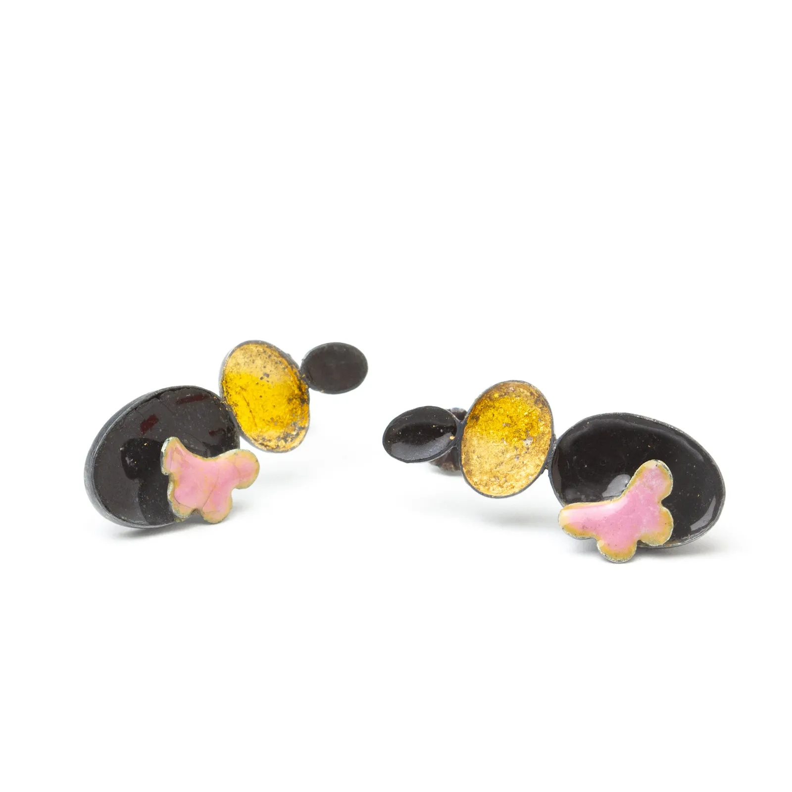 Butterflies on lines  - Butterfly Whisper Earrings