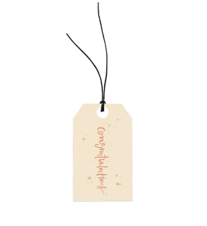 Congratulations // Gift Tag