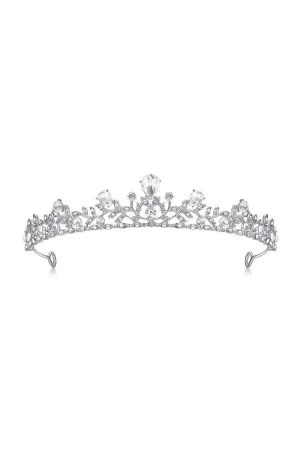 Crystal Princess Alloy Silver Tiara