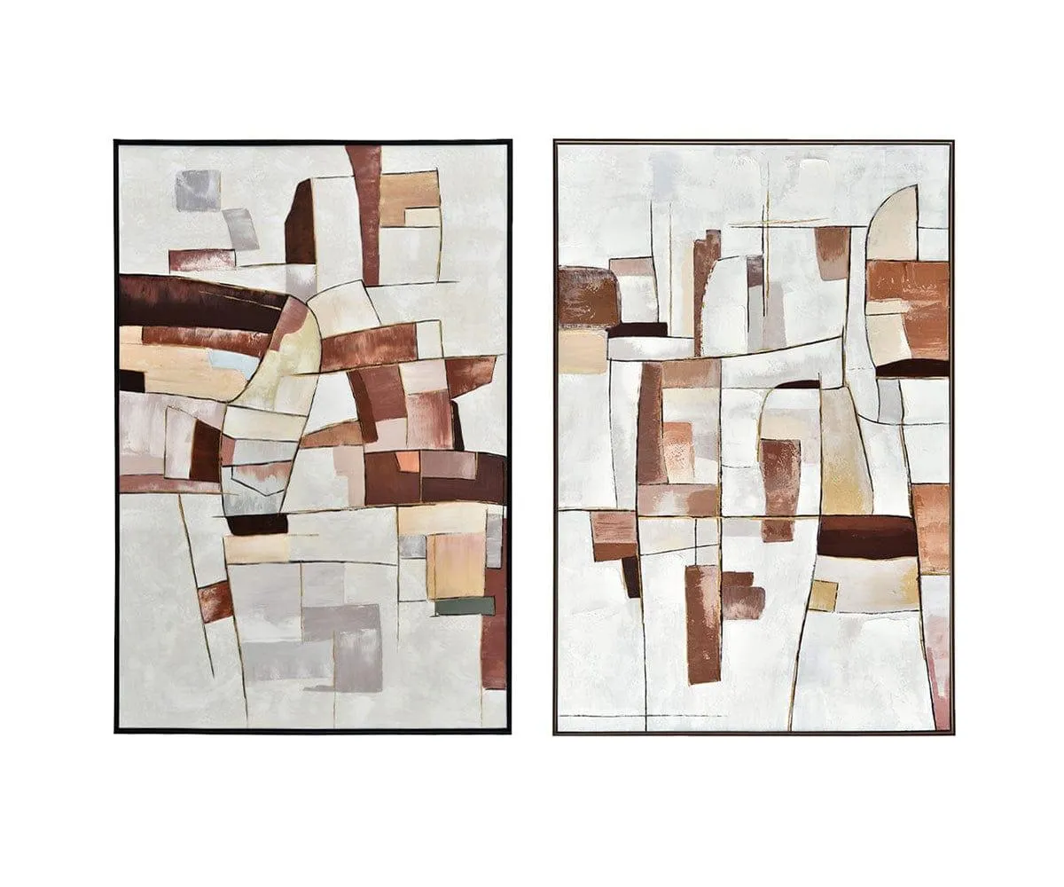 Cubist Sands I Oil Painting