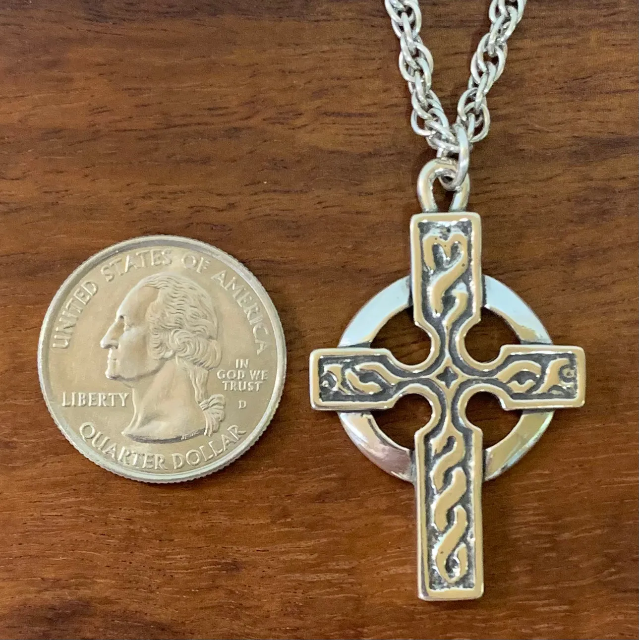 Detailed Celtic Cross Pendant