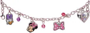 Disney Charm Bracelet with Metal Charms and Jelly Faceted Beads (Minnie)
