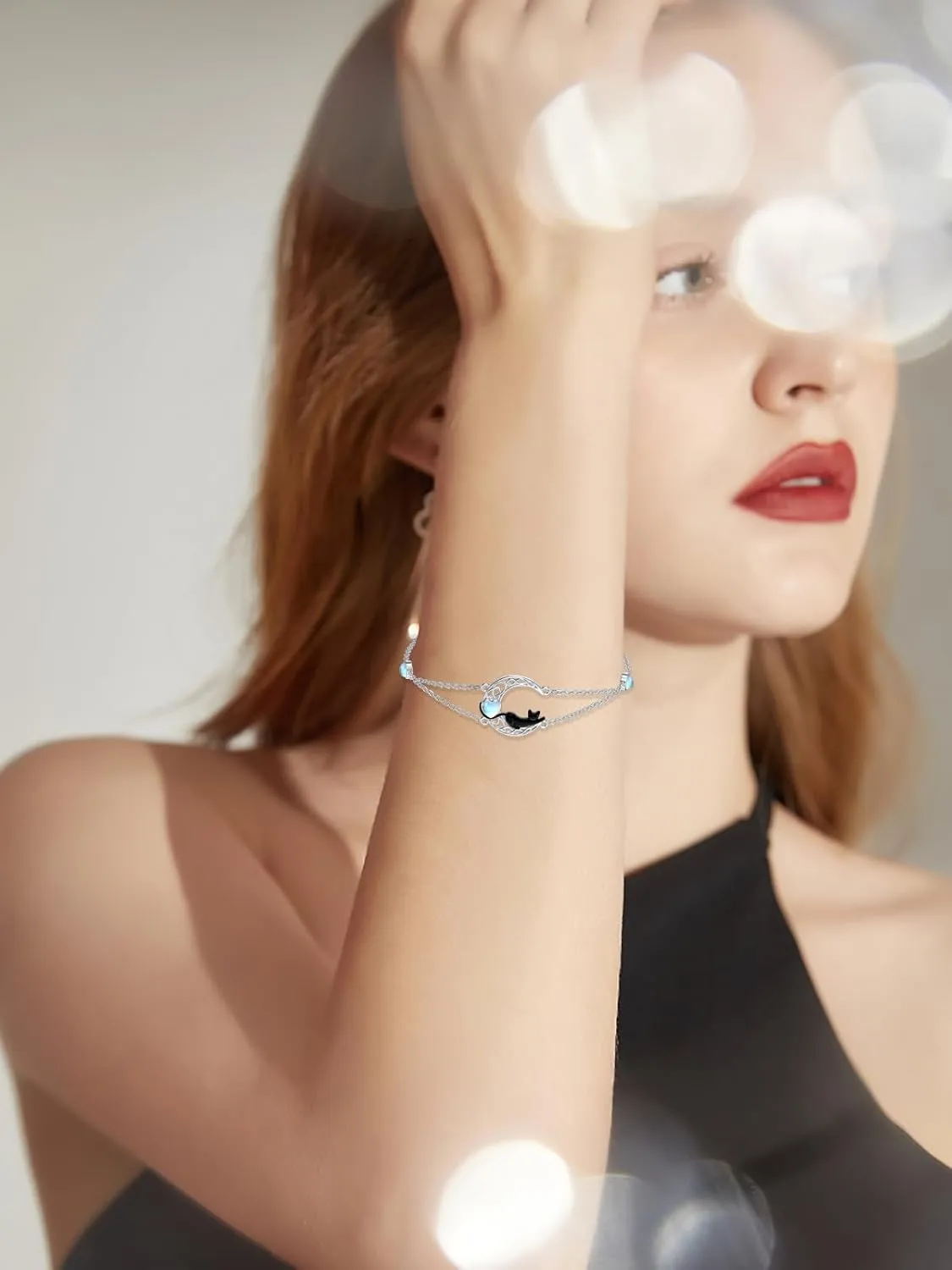 Dorunmo Evil Eye/Celtic/Cat/Wave/Turtle/Seashell/Nurse/Mushroom Bracelet 925 Sterling Silver Good Luck Summer Anklet Birthday Jewelry for Women