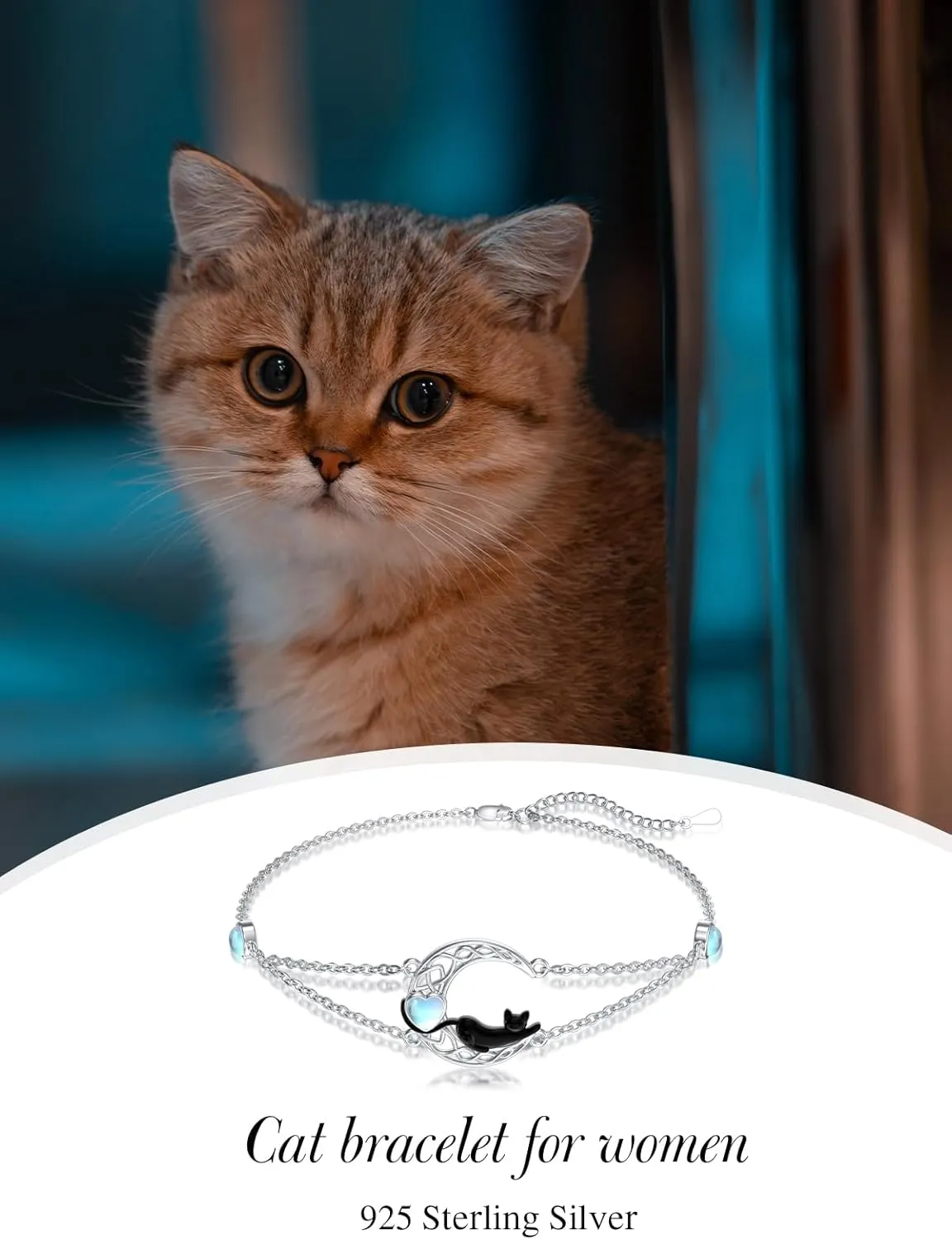 Dorunmo Evil Eye/Celtic/Cat/Wave/Turtle/Seashell/Nurse/Mushroom Bracelet 925 Sterling Silver Good Luck Summer Anklet Birthday Jewelry for Women