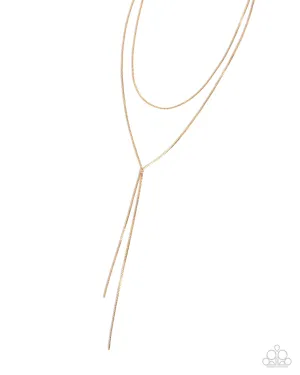 Dutiful Dance - Gold Necklace