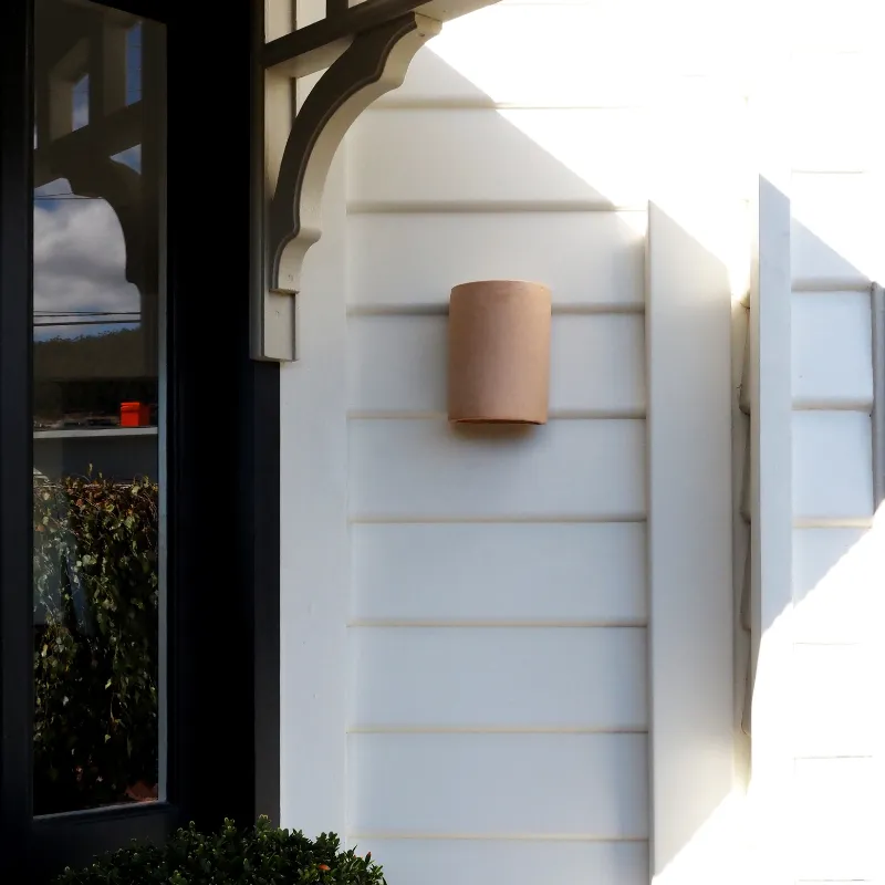 Exterior Organic Raw Ceramic Wall Light | Nudie