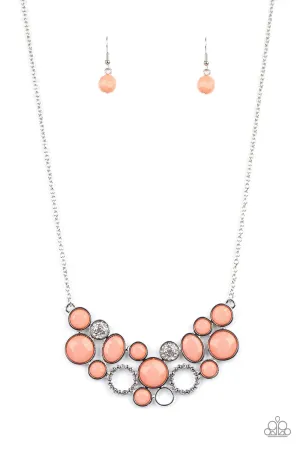 Extra Eloquent - Orange Paparazzi Necklace