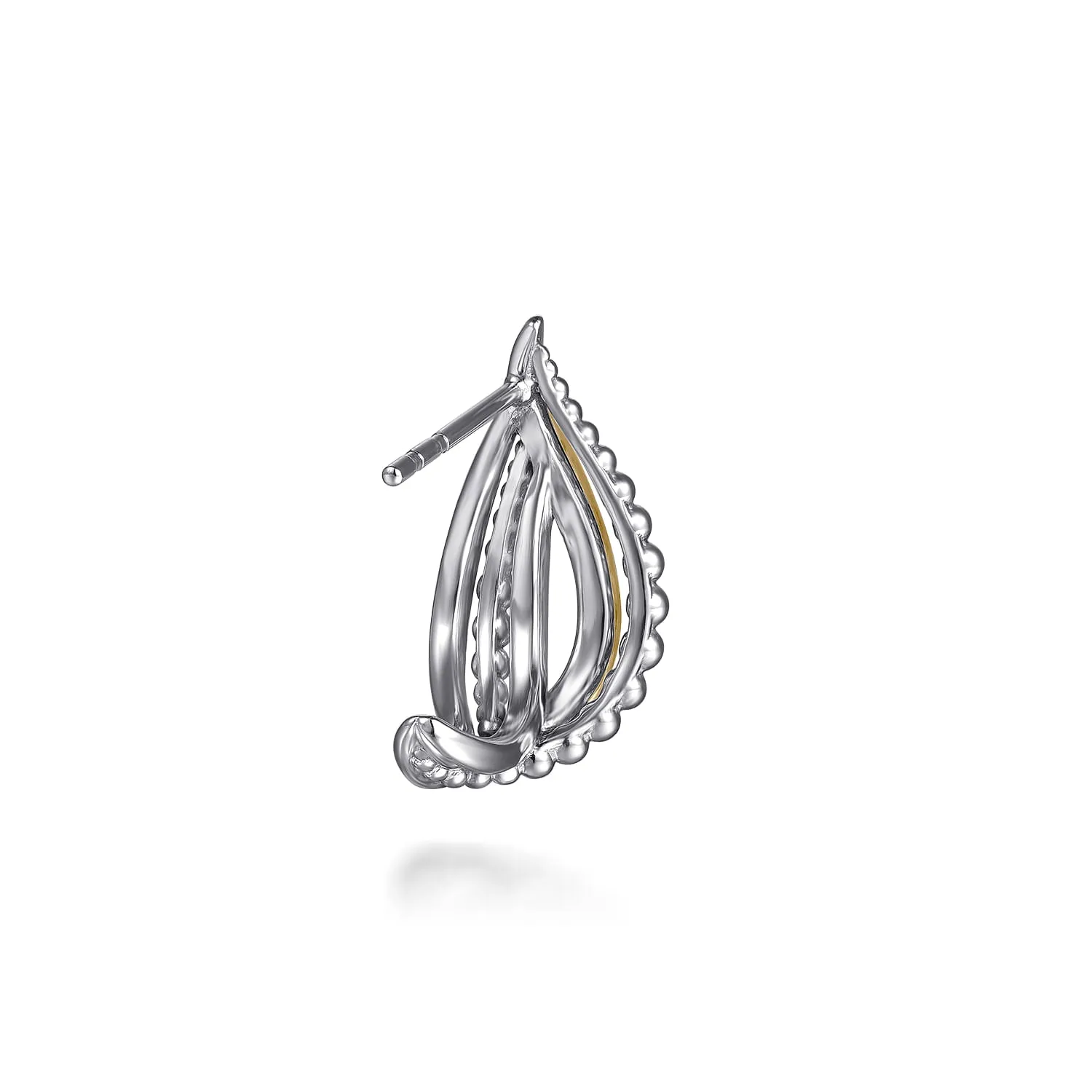 Gabriel & Co. Two-Tone Hoop Earrings