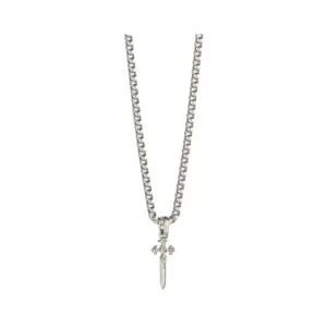 Gents 26" Dagger Charm Necklace UMN04024ST
