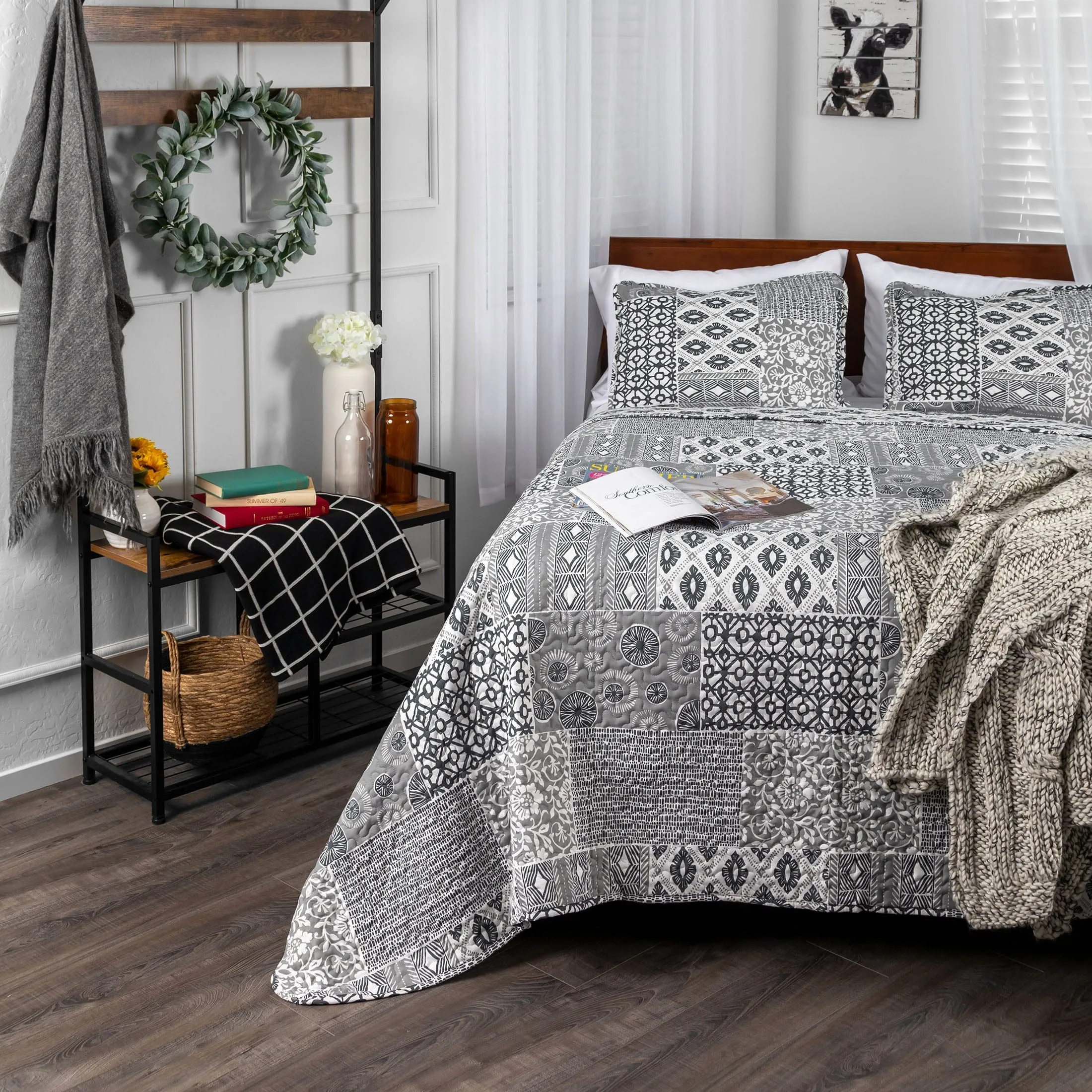 Global Patchwork Quilt Set