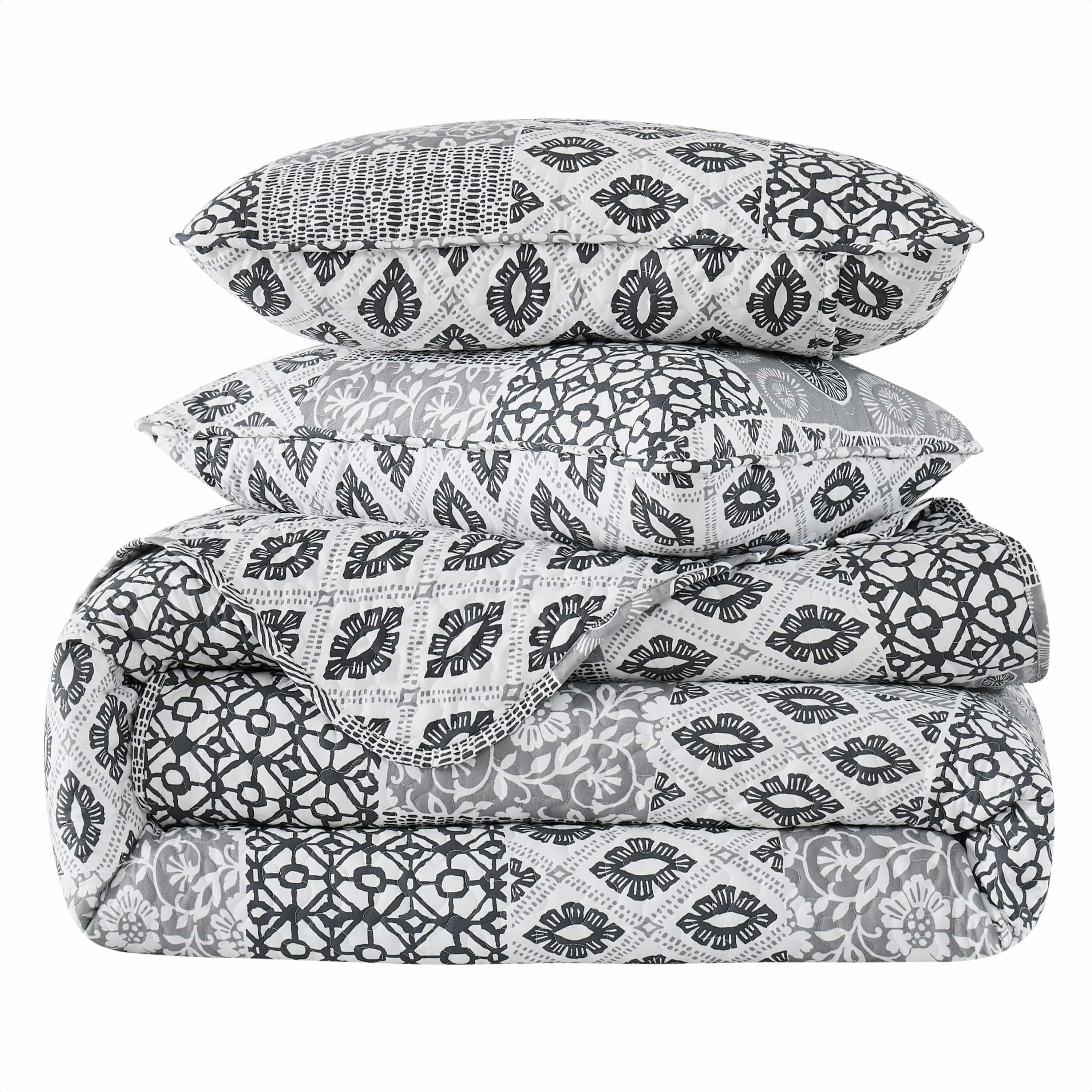 Global Patchwork Quilt Set