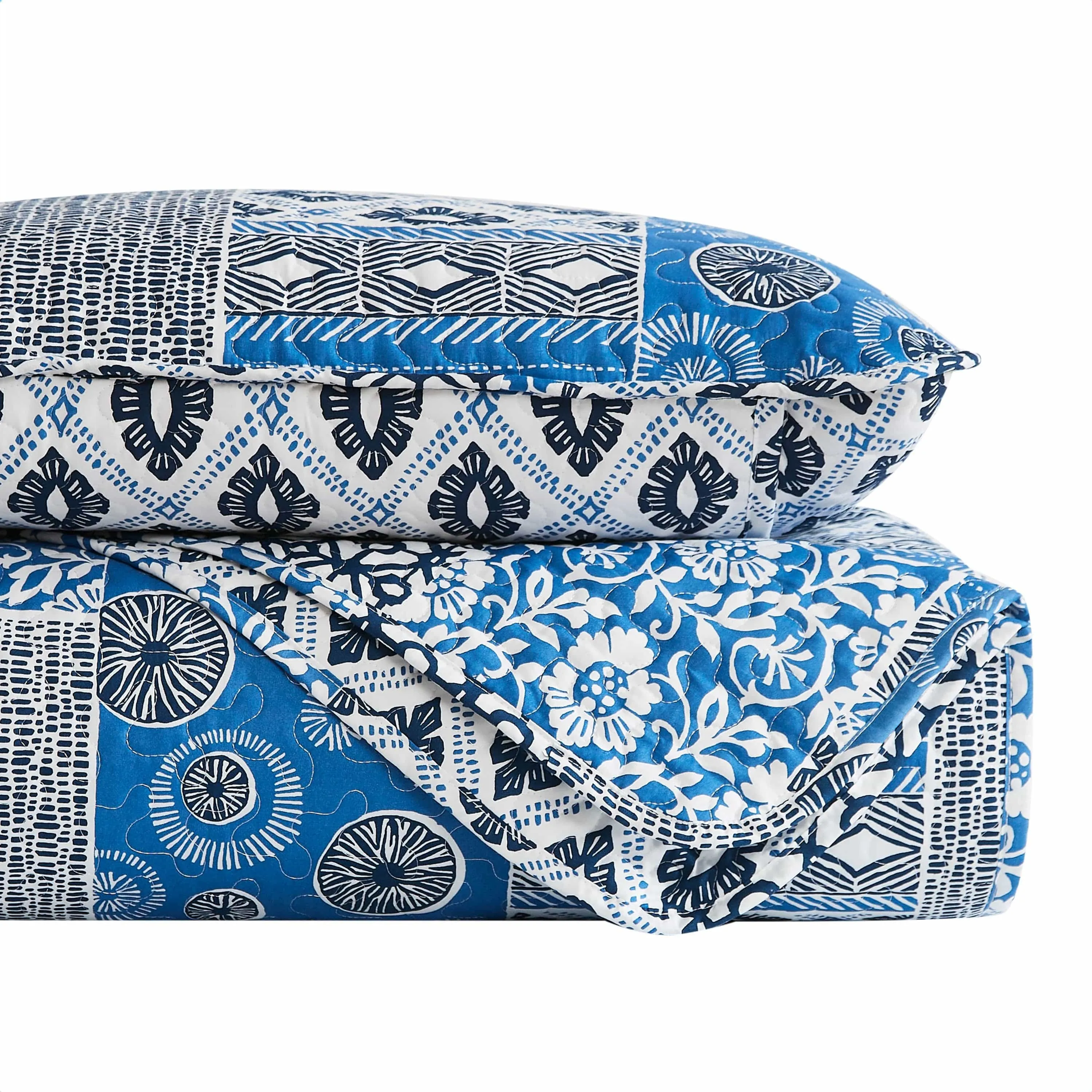 Global Patchwork Quilt Set