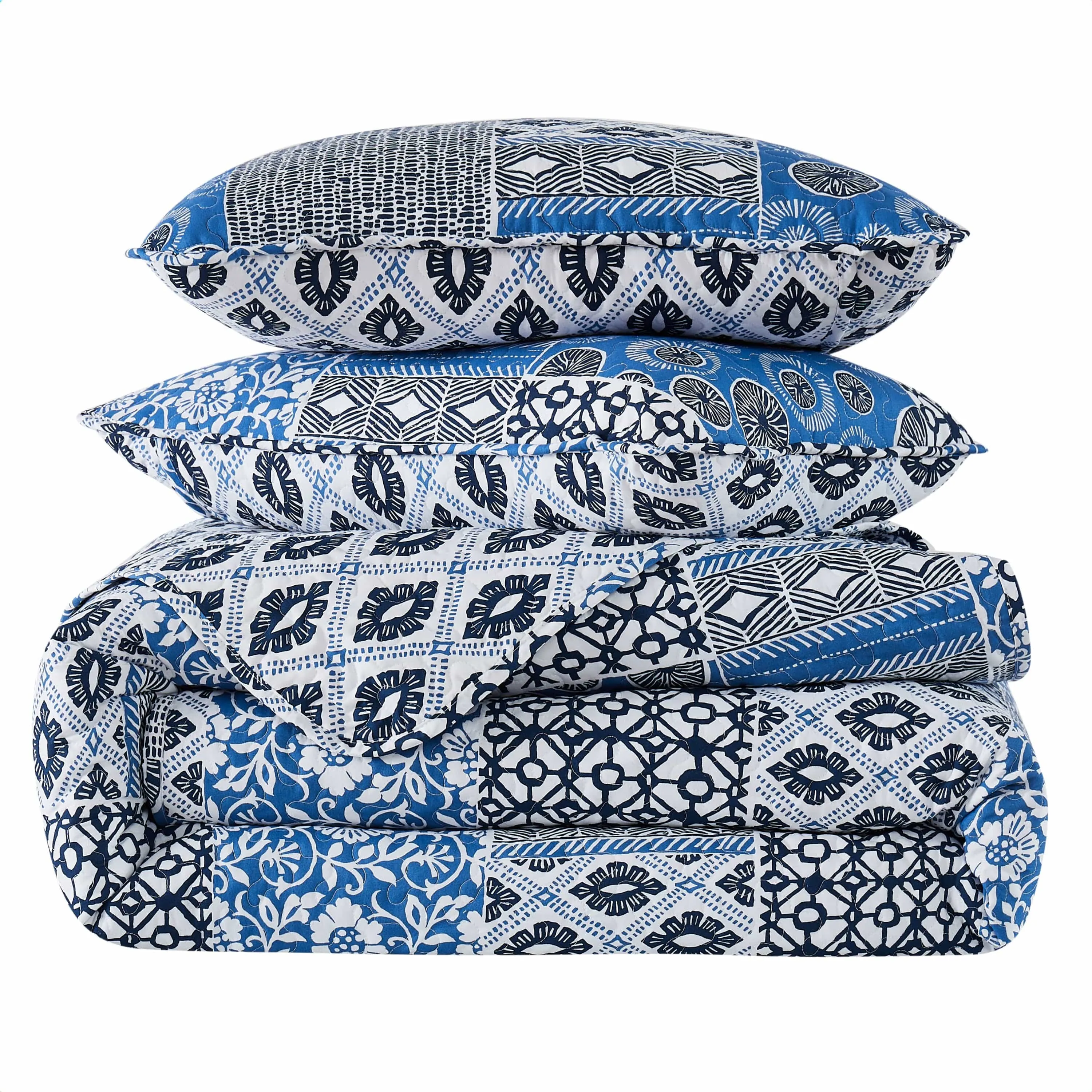 Global Patchwork Quilt Set