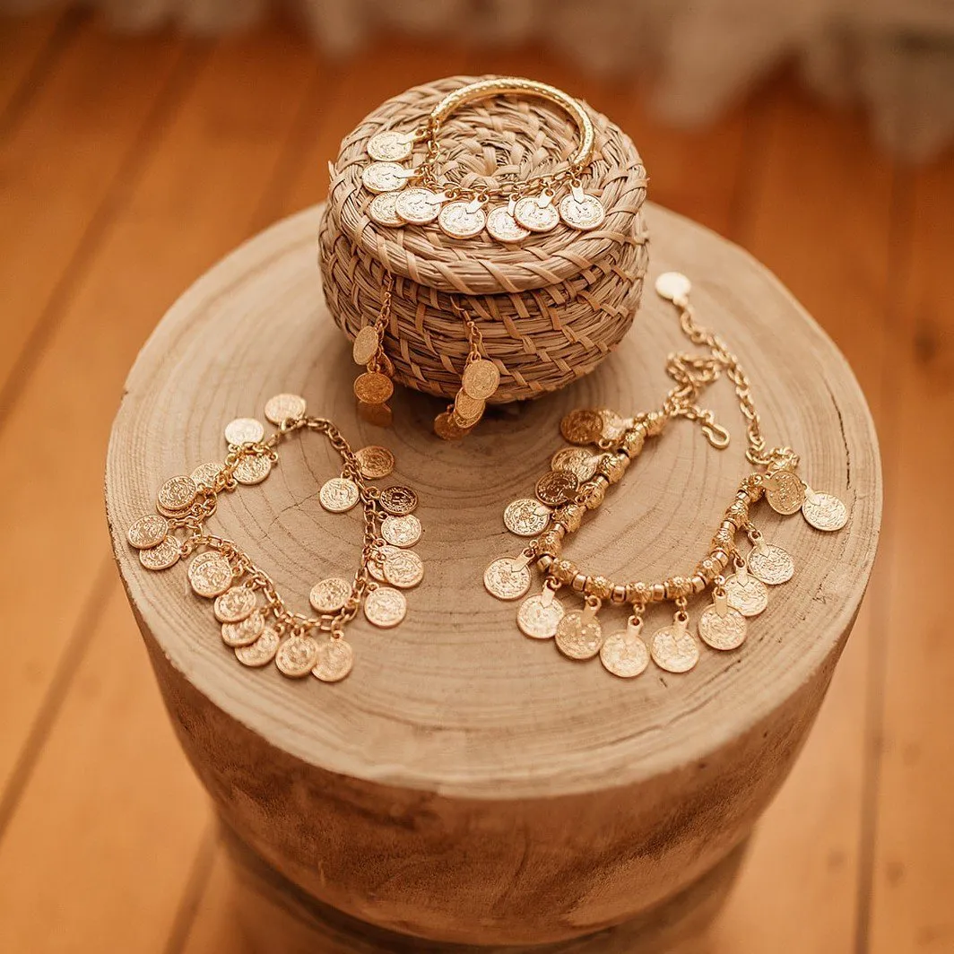 Gold Ani boho necklace