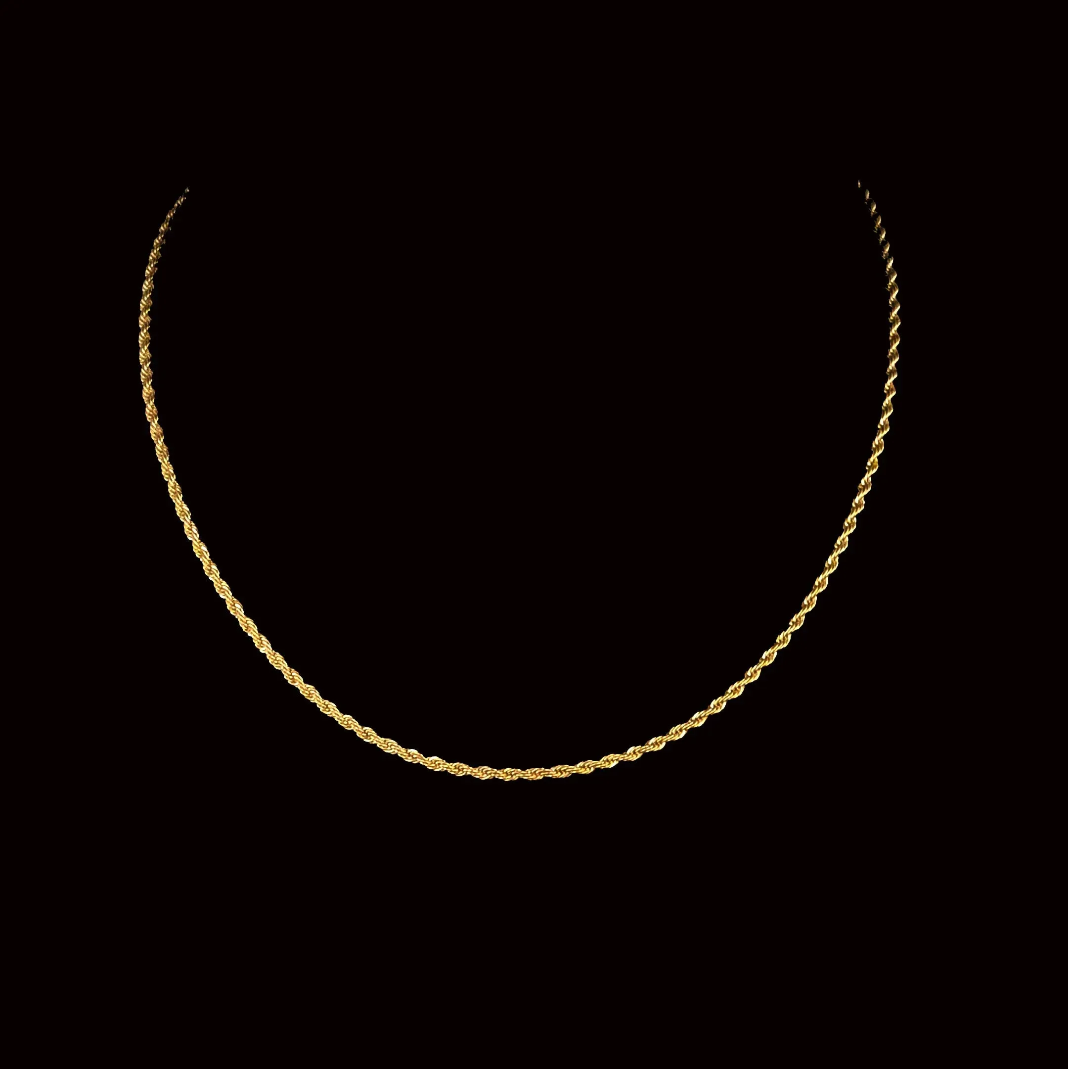 Graham Stainless Steel Rope Chain Necklace