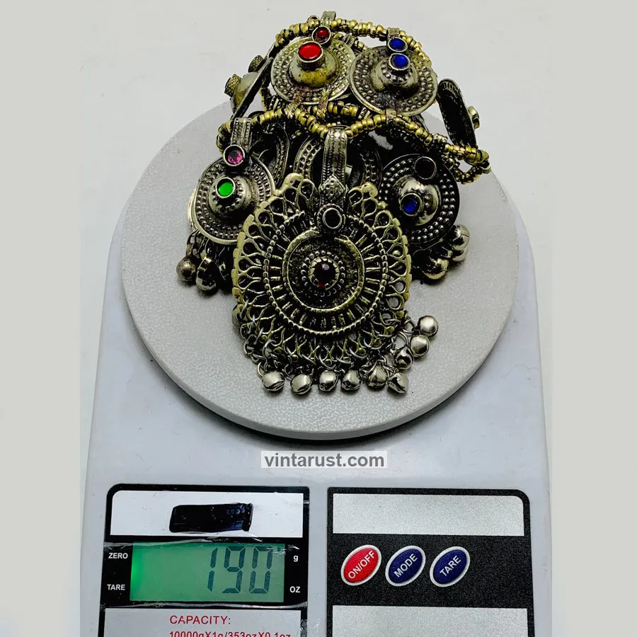Gypsy Ethnic Necklace Made With Vintage Pieces