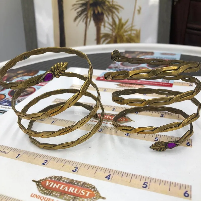 Gypsy Kuchi Hinged Vintage Cuff Bracelet