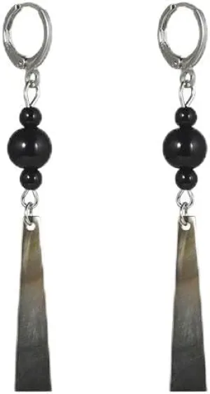 Imitation Pearl Seashell Chain Dangle Earrings Unique Seashell Texture Delicate Minimalist Lightweight Statement Birthday Travel Accessories Summer Jewelry for Women