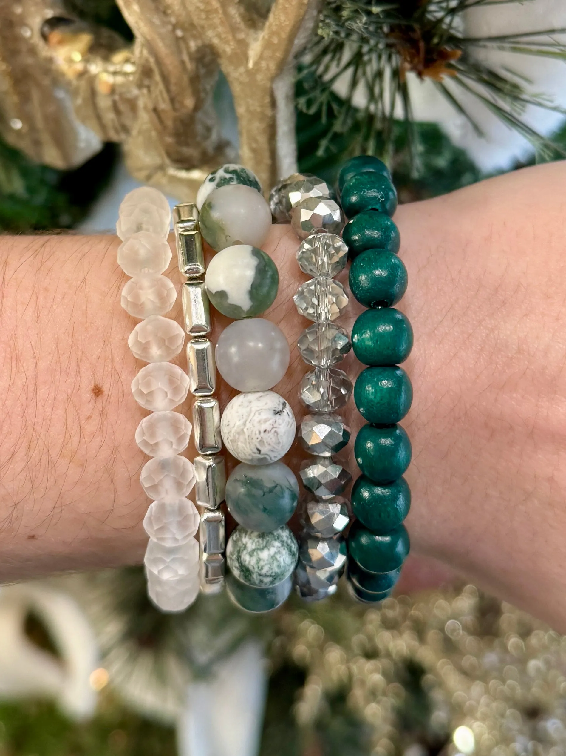 Ivy Wood 8mm Bracelet