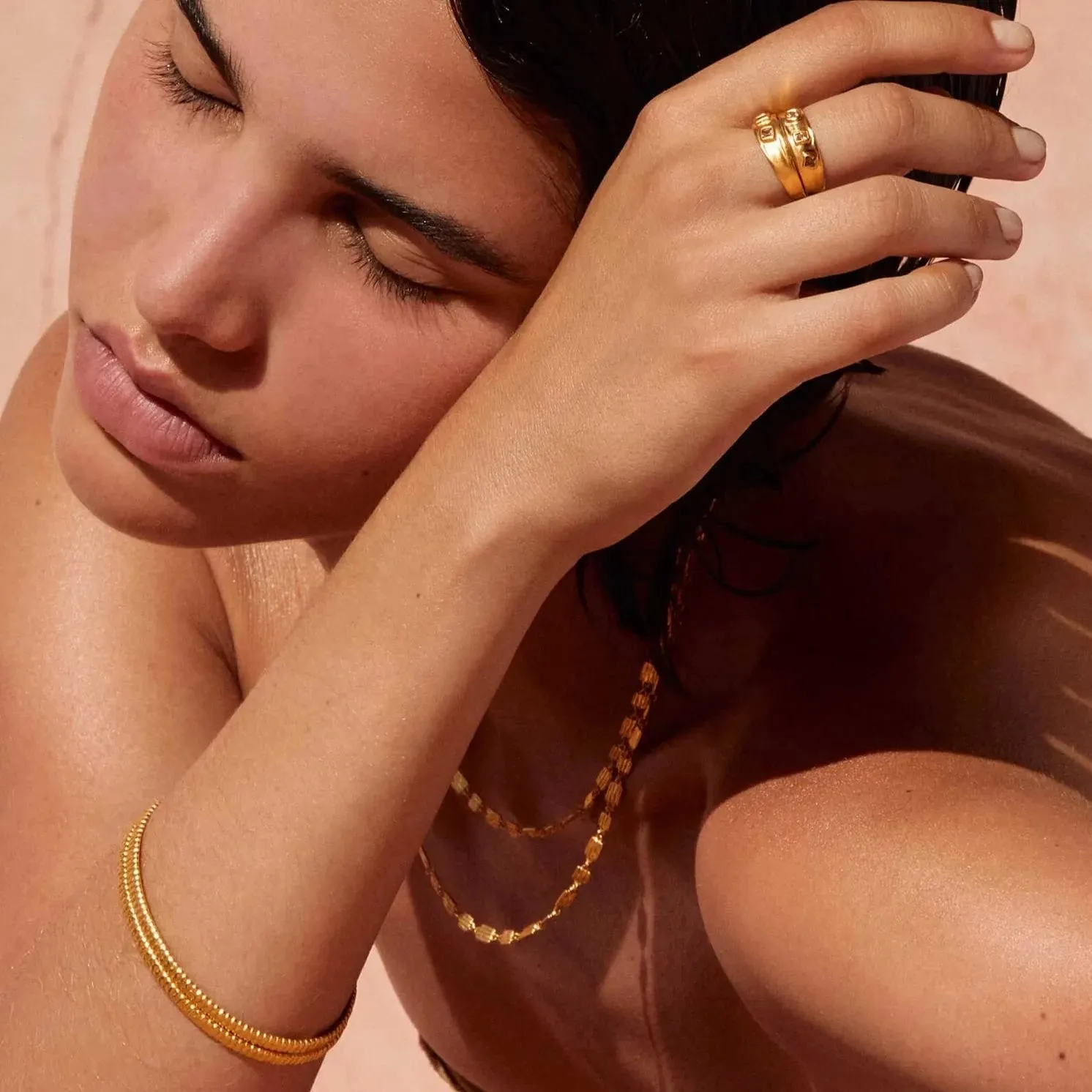 Kirstin Ash Cisco Bangle, Gold