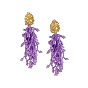 Lilac Coral Earrings