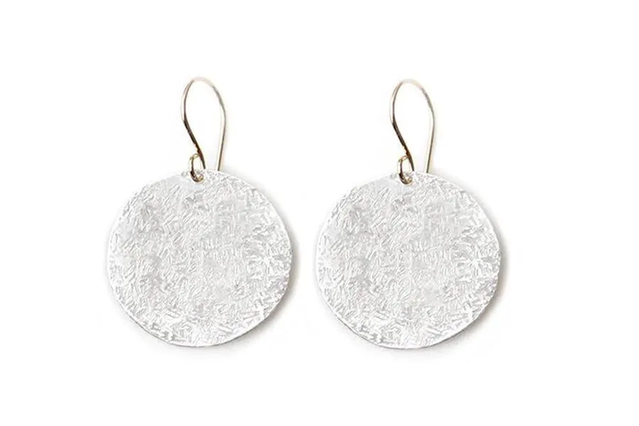 Luna Silver   Gold Earrings