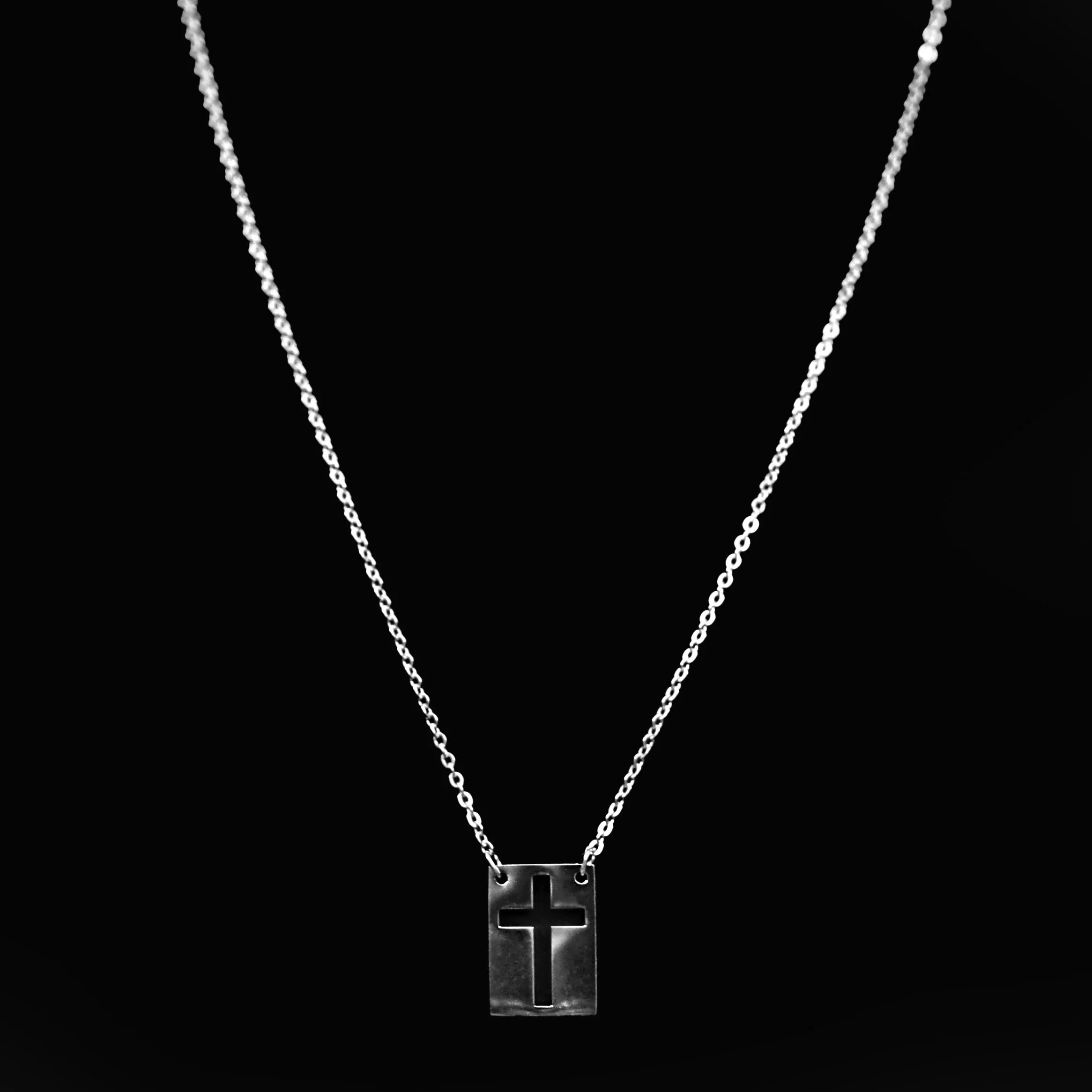 Makaiden Stainless Steel Chain Necklace with Symbolic Pendant